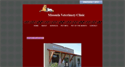 Desktop Screenshot of missoulavetclinic.com